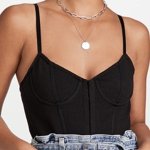 NWT Jonathan Simkhai Standard bustier bodysuit
